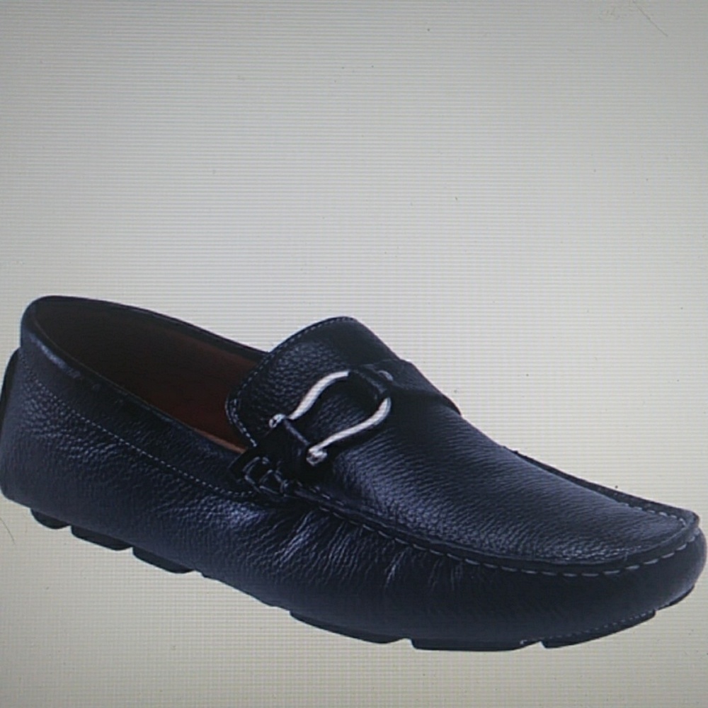BACCO BUCCI "LION" CALFSKIN LOAFER